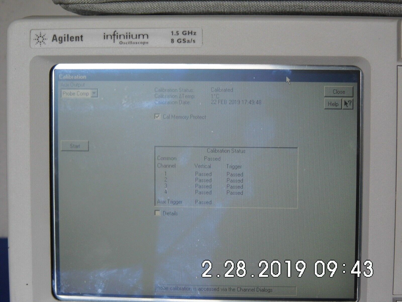 Agilent HP 54845A 1.5Ghz 8Gs/s Oscilloscope Agilent HP 54845A 1.5Ghz 8Gs/s Oscilloscope